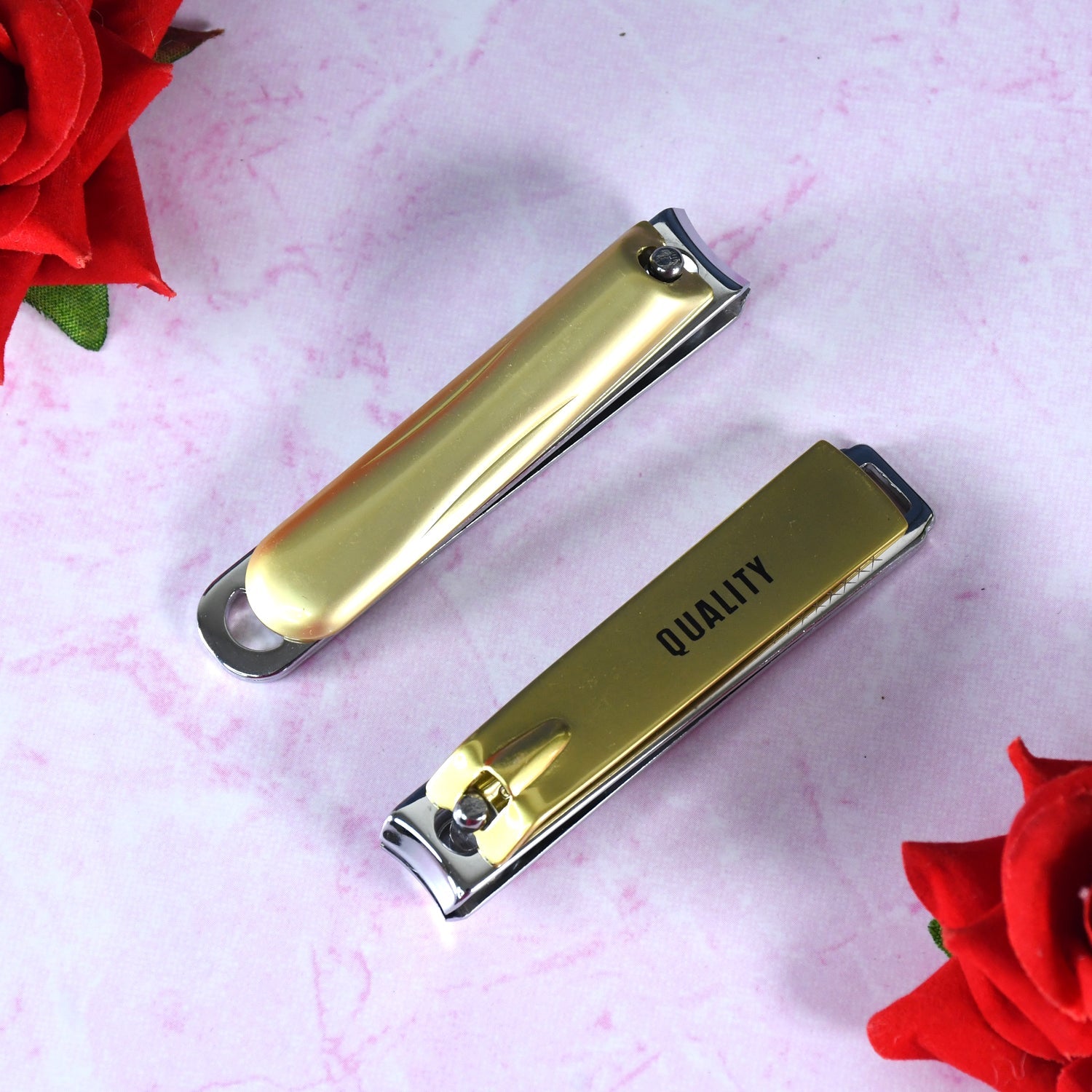 Stainless Steel Folding Portable Large Nail Clippers with Nail File (1 Pc / Mix Design) Stainless Steel Folding Portable Large Nail Clippers with Nail File (1 Pc / Mix Design)